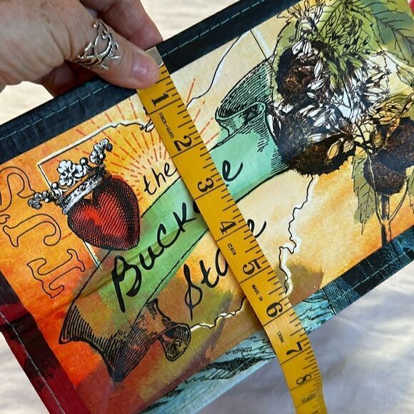 Trader Joe’s Plastic Reusable Shopping Tote Bag 6 Gallon Ohio Collectible - Picture 7 of 14